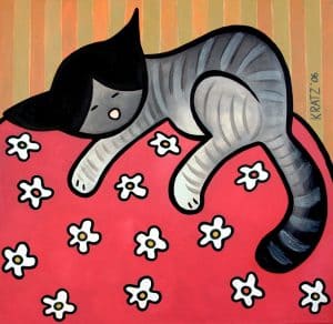 Schlafende Katze